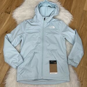 The North Face Q Warm Storm Youth Jacket Starlight Blue Size M 10/12, L 14/16